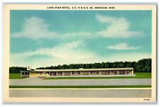c1940 Lone Star Motel Tome Bailey Drive Meridian Mississippi MS Vintage Postcard picture