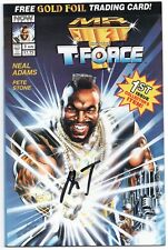 Mr. T And The T-Force 1 Now 1993 NM- Signed B. A. Baracus Laurence Tureaud Card picture