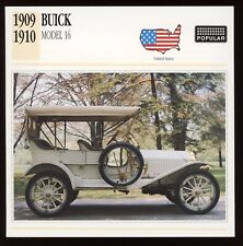 1909 1910 Buick Model 16  Classic Cars Card picture