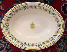 VNTG RANDOLPH MACON WOMEN'S COLLEGE DISHES 10.5” MOOMAW OVAL SERVING BOWL picture