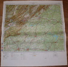 AUTHENTIC Soviet Russian Topographic Map ROANOKE, VIRGINIA USA Ed.1983 #66 picture
