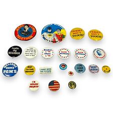 Vintage Novelty Joke Pop Culture Pin Button Lot 21 Jerry Lewis Batman 60s 70s picture