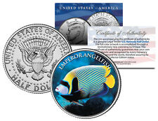 EMPEROR ANGELFISH *Fish Series* JFK Kennedy Half Dollar U.S. Colorized Coin picture