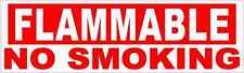 10in x 3in Flammable No Smoking Magnet picture