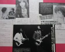 10cc in Japan Graham Gouldman Paul Burgess 1977 CLIPPING JAPAN ML 11N 5PAGE picture