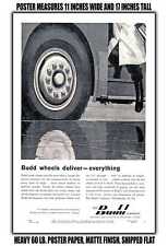 11x17 POSTER - 1961 Budd Wheels Deliver Everything picture