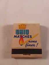 Vtg ohio matches Ohio blue tip matchbook  picture