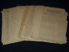 1913 NEW YORK TIMES NEWSPAPER BOOK REVIEW SECTIONS LOT OF 15 ISSUES - O 3221B picture
