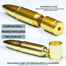 Portable Metal Aluminum Smoking Pipe Pocket Smoke Pipes Bullet Shaped Rocket picture