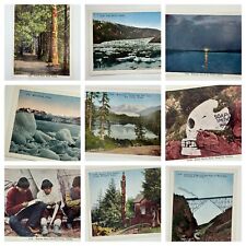 Vintage HHT Postcards Lot of 9, Alaska, New Old Stock Eskimos, Totems BULK QTY picture