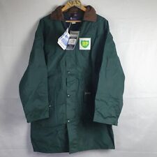vintage 1980s dark green water proof rain jacket (part of BP AIR uniform) med picture
