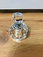 Oleg Cassini Glass Perfume Bottle Signed On bottom Atomizer picture