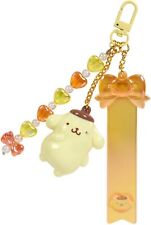 Sanrio Character Pompompurin Custom Keychain (Clear & Plump 3D) Mascot Charm New picture