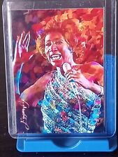 AP5 - Aretha Franklin #1 ACEO Art Card Signed by Artist 50/50 picture
