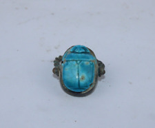 RARE ANCIENT EGYPTIAN PHARAONIC KINGDOM ANTIQUE RING SCARAB (NM) picture