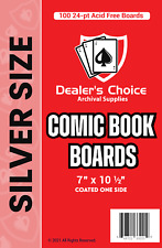 SILVER Comic Book Archival Boards - Dealer's Choice - (bags sold sep.) picture