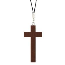 Cross Necklace Material: Pine Wood / NylonSize:2.25