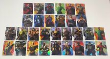DC Injustice Cards: 30x Common/Uncommon ALL FOIL Series 4 Arcade Game picture