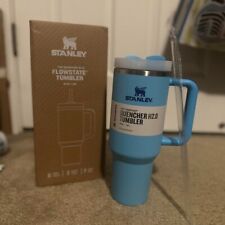 New Stanley Starbucks Blue 2023 Holiday Tumbler 40oz H2.0 Cup Vacuum Bottle Gift picture