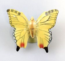 9942325 Porcelain Figurine Yellow Butterfly Wagner & Apel 2 13/16x2 3/8x1 5/8in picture