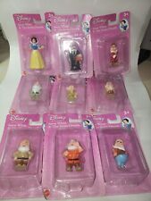 Complete Set Vintage Disney Princess Snow White & the Seven Dwarfs Figures picture