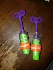 SUPER RARE NICKELODEON VINTAGE 90S CRANK ERASER  COLLECTIBLE (set of two)  picture