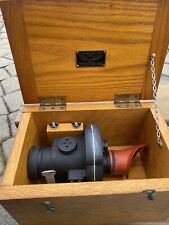 WW2 US NAVY Mk 79 1944 TELESCOPE WOODEN DISPLAY BOX WITH PLAQUE RARE EXCELLENT picture