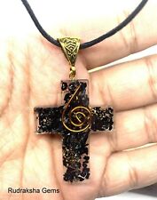 Orgone Black Tourmaline Pendant Orgonite Schorl Protective Necklace Real A picture