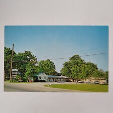 Knott's Motel Louisville Fort Knox Chrome Vintage Postcard Phone Booth Coke Sign picture