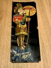 Vintage RARE Model Tobacco Tin Sign 15” Vertical Sign / SEE Condition Details picture