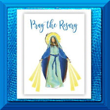 How to Pray the Rosary ALL Mysteries ALL PRAYERS Included in 1 Folder NEW ITEM picture