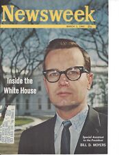 BILL MOYERS, SPECIAL ASS'T TO JFK, SIGNED NEWSWEEK COVER / AUTOGRAPH picture