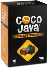 Coco Java Natural Coconut Hookah Charcoal Shisha Coal 108 Pieces / 1 KG Flats picture