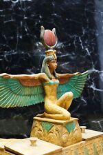 Ancient Egyptian goddess Isis kneeling statue, Isis with Magic and healing power picture
