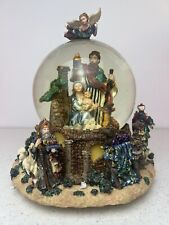 Christopher Radko Holy Family Musical Motion Snow Globe In Box Vintage Works picture