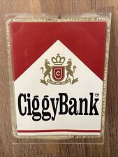 Vintage Cigarette CIGGY Bank 1978 Stop Smoking Save Money Rare Two’s Company picture