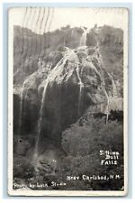 1933 Sitting Bull Falls Near Carlsbad New Mexico NM RPPC Photo Vintage Postcard picture