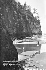 Cliffs & Caves Tillamook County Bayocean Oregon OR Reprint Postcard picture
