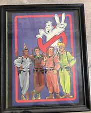 vintage The Real Ghostbusters Egon Ray Peter Winston Artwork Graphic Framed Rack picture