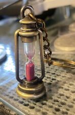 Novelty Metal Bronze Hourglass Lantern Key Chain Ring 8 Packs w/5 Ea. 40pcs picture