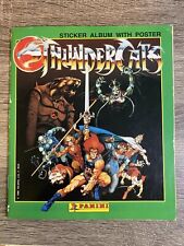 Vintage ThunderCats Sticker Album 1986 Panini 113 Stickers Poster Included Fair picture