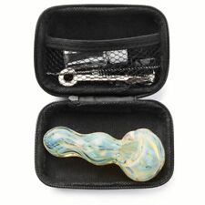 4 Inch Tobacco Smoking Glass Pipe Gorgeous Bowl Collectible Handmade Pipes picture