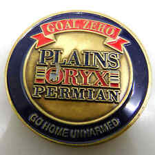 PLAINS ORYX PERMIAN GOAL ZERO CHALLENGE COIN picture