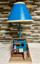 Beach Shack Lamp. Upcycled Materials Hand Made  picture