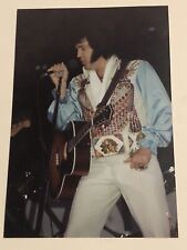 Elvis Presley In Concert In Jumpsuit Candid Still Photo Picture Approx 6x4 picture
