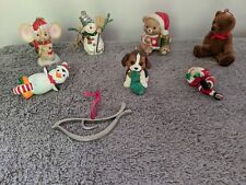 Vintage Assorted Christmas Ornaments, Pack Of 8. Pre-owned  picture