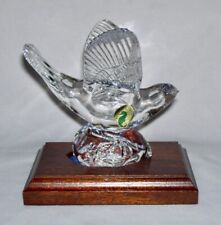 WATERFORD~ Legends & Lore Crystal NIGHTINGALE-BIRD (John Connolly,1998)~Ireland picture