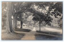 c1910's Residential Street Dirt Road Houses Sheffield MA RPPC Photo Postcard picture