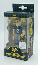 FUNKO Pop Gold Tom Brady 5 NFL Patriots Blue Uniform 5 Inch Figure *CHASE* picture
