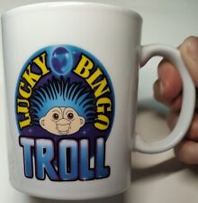 Lucky Bingo Troll Ceramic Coffee Mug Cup 12 Oz picture